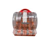 Transparent 4P knife switch 225A two-phase high-power 220V double throw isolation Controls Switches