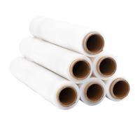 (transparent, 50 cm x 300 m/ 6 pcs) vidaXL Stretch Films Packaging Film Wrapping Film Stretch Wrap Roll 30 μm
