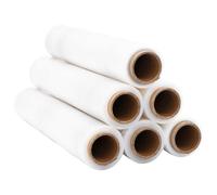 (transparent, 50 cm x 300 m/ 6 pcs) vidaXL Stretch Films Packaging Film Wrapping Film Stretch Wrap Roll 30 μm