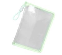 Transparent A4 File Bag with Lanyard, Multipurpose School Folder Pouch, Wide-Capacity Paper Organiser, Business Card Textbook Separator, Structured Study Carry Pack, 1.18 Inches, for Work