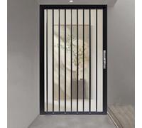 Transparent Accordion Door for Kitchen and Bathroom, Insulated Folding Sliding Design to Separate Rooms