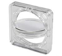 Transparent Acrylic Box for Coin Collection, Designed for Collectible Medals and Coins with Diameter 17/20/25/27/30/33/38mm (Rotating box)