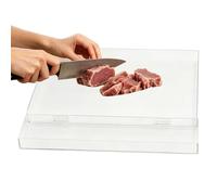 Transparent Acrylic Chopping Board | Non-Slip Food Mat with Non-Drip Edge - Durable Chopping Board, Vegetables Cheese Bread Sushi Camping Hiking Butcher Kitchen