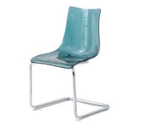 Transparent Acrylic Dining Chairs with Backrests Modern Minimalist Style Perfect for Home Dining Rooms and Trendy Aesthetic Spaces