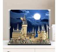 Transparent Acrylic Display Case for Hogwarts Castle, Dustproof Case Compatible with Lego 71043 (Lego Model Not Included) Inklet