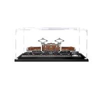 Transparent Acrylic Display Case for LEGO 10277 Train- Collectible Showcase / Gift Box / Dust-proof Case / Storage Container (Display Case Only) (Black)