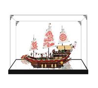 Transparent Acrylic Display Case for Lego 70618 Destiny's Reward Model, Clear Box, Storage Box, Dustproof Box (Model not Included) (Mirror Base 2mm)