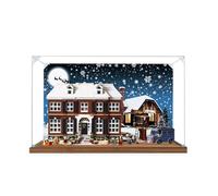 Transparent acrylic Display Gase for Le-go 21330 Home Alone Model, Transparent box, storage box, Display box, Compatible with 21330 model (Display Case Only) (Background version-1)