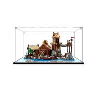 Transparent acrylic Display Gase for Le-go 21343 villages Model, Transparent box, storage box, Display box, Compatible with 21343 model (Display Case Only) (mirror finish-2mm)