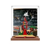 Transparent acrylic Display Gase for Le-go 21355 Knowledge is power Model, Transparent box, storage box, Display box, Compatible with 21355 model (Display Case Only) (Background version-1)