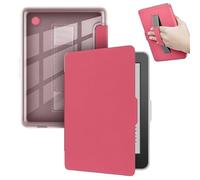 Transparent Acrylic e-Book Case Suitable For Kobo Clara BW/Colour /2E N365 N367 N506 6'' With Hand Strap Cover(Rose Red,Clara Colour N367)