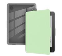 Transparent Acrylic e-Book Case Suitable For Kobo Clara BW/Colour /2E N365 N367 N506 6'' With Hand Strap Cover(Green,Clara 2E N506)