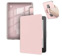 Transparent Acrylic e-Book Case Suitable For Kobo Clara BW/Colour /2E N365 N367 N506 6'' With Hand Strap Cover(Pink,Clara 2E N506)