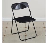 Transparent Acrylic Folding Chair Stackable Lucite Chair Easy to Clean Anti-Slip Design Thickened for Indoor/Outdoor Use Perfect for Living Room & Events