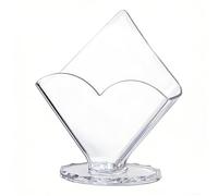 Transparent Acrylic Heart Shaped Napkin Holder Dining Table Dispenser for Cocktail Tissue Coffee Filter Holder Hotel Restaurant Decor (Suit in 3.7x3.7 inches Napkin)