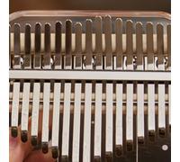 Transparent Acrylic Kalimba with 17 Keys, Suitable for Musical Ceremonies and Family Gatherings (B)