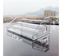 Transparent Acrylic Ladder Display Stand 3-7 Layers Easy Assembly Home | Multi-layer structure for large capacity Efficient organization and visibility Suitable for ornaments cosmetics collectibles