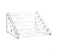 Transparent Acrylic Ladder Display Stand 3-7 Layers Multi-Layer | Easy to assemble and disassemble for portability Suitable for home decor or store display Holds cosmetics figurines