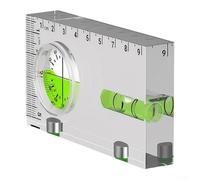 Transparent Acrylic Level with Strong Magnet Precision Tool(A)