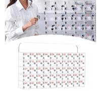 Transparent Acrylic Mobile Phone Storage Cabinet - 40 Grid Lockable for Classrooms, Meeting Rooms, Labs & Gyms, 50 Compartments, Ideal for Secure Device Management.