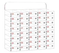 Transparent Acrylic Phone Holder Secure Storage Cabinet for Schools Factories & Classrooms Mobile Device Safety Solution for Educational Institutions