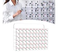 Transparent Acrylic Phone Storage Cabinet with 40 Grids and Lockable Doors - Ideal for Classrooms, Meeting Rooms, Labs, and Gyms, 60 Slots, Space-Saving Design