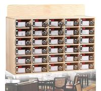 Transparent Acrylic Phone Wall-Mounted 9-Slot Storage Box with Lock & 2 Keys Autonomous Mobile Phone Rack Ideal for Home/Office Use