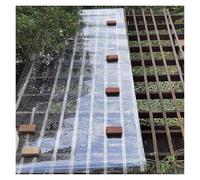 Transparent Acrylic Plastic Sheet Clear Polycarbonate Roofing Sheets Weather-Resistant 1mm for Greenhouse, Canopy, Customizable(1.2x5m/4x16.4ft)