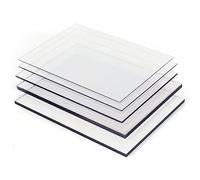 Transparent Acrylic Sheets Polycarbonate Sheet,Clear Flexible Plastic Sheet Panels,UV Protected Roofing Sheets,for Greenhouse Shed Windows Photo Frame Glass Replacement (4mm,30x60cm(11.8x23.6in))