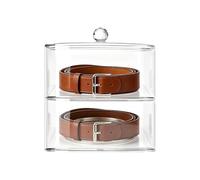 Transparent Acrylic Stackable Belt Storage Box, Second floor, Refer to the | Acrylic Belt Organizer For Home Bedroom Dressing Drawer Entrance Apartment