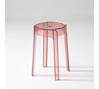 Transparent Acrylic Stackable Stool, Waterproof & Durable, Multi-Purpose for Bathroom, Kitchen, Home Office - Stylish & Space-Saving Design