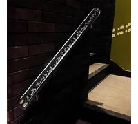 Transparent Acrylic Stair Railing, Non-Slip Crystal il, Durable Wall Safety Ramp for Elderly, Children & Disabled, Indoor/Outdoor Stair Safety Solution