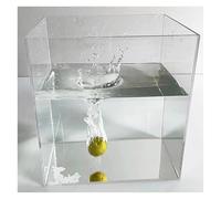 Transparent Acrylic Storage Box Floating Photography Props Shooting Tray Shallow Water Tray Decoration, Desktop Photography Props Tray(60x60x15cm/23.6x23.6x5.9in)