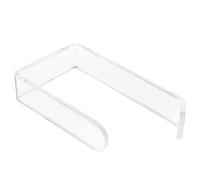 TRANSPARENT ACRYLIC TOILET PAPER HOLDER WALL MOUNT FOR BATHROOM KITCHEN