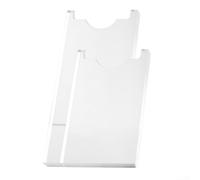 Transparent Acrylic Wall Spacer Couch and Bed Stopper for Fire Safety Creating Space Between Furniture and Wall Allowing Outlet Access and Heat Protection 2pcs