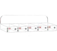 Transparent Acrylic WallMounted Phone Storage Cabinet with Locks & Keys 5 SlotsIdeal for Office School Classroom Organization & Security
