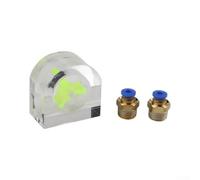 Transparent Acrylic Water Flow Meter Designed For Spindle Motor Cooling Systems With Polished For Surface For Enhanced Durability And Easy Installation On Industrial Test Equipment Parts And(4mm)