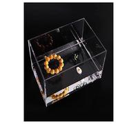 Transparent Acrylic Water Tank Shallow Sink Photo Studio Kit Tabletop Shooting Props Coffee Tray Desktop Cosmetics Storage Tray(40x40x5cm/15.7x15.7x1.96in)