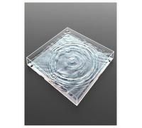 Transparent Acrylic Water Tank Shallow Sink Shooting Props, Deep Water Tank Storage Display Box, Coffee Tray Desktop Cosmetics Storage Tray(30x25x5cm/12x10x22in)