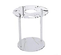 Transparent Acrylic Wine Glass Rack Holder For Home Bar Kitchen Countertop Storage Modern Elegant Design Holds Six Cups Clear Display Organizer For Dining Room Pub Restaurant Decor Accessories