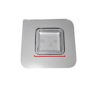 Transparent Adhesive Hook Single Suction Cup 6x6cm Base No Drill | Flat 6x6cm base design provides enhanced stability and grip compared to standard small suction hooks.