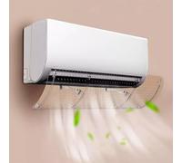 Transparent Air Conditioner Deflector Wind Direction Telescopic Windshield Air Cooled Baffle for Home