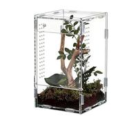 Transparent Animal House - DIY Assembly Tool for Rainforest Desert, Visual, Interference-free Function, Safe Stability Advantage, Premium Glass Housing, Item Box, Home | For The