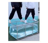 Transparent Aquatic Habitat for Fish and Pets, Durable and Portable Above Ground Water Tank, Ideal for Indoor and Outdoor Use