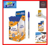 Transparent Barrel Ballpoint Pens, 50 Pack - Medium Point Writing