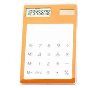 Transparent Basic Standard Calculators Small Digital Calculator Solar Power Desktop Calculators Pocket Size Calculator for Students Mini Handheld Basic Standard Calculat 60