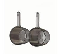 Transparent Bathroom Mug, Water Dipper Cup for Bathroom, Kitchen & Kids - Durable Plastic Water Ladle, Jug for Drinking, Fruit Washing & Bathing（2 Pieces）