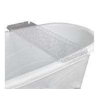 Transparent Bathtub Caddy Tray - Over Tub Storage Shelf for Candle Wine Glass Book & Phone - 60CM Bathroom Rack for Relaxation & nization