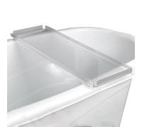 Transparent Bathtub Caddy Tray - Over Tub Storage Shelf for Wine Glass Book Phone & Candles - 60CM Bathroom Rack nizer - Ideal Relaxation Accessory