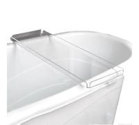 Transparent Bathtub Caddy Tray - Over Tub Storage Shelf for Wine Glass Candles Books & Phone - 60CM Bathroom nizer Rack